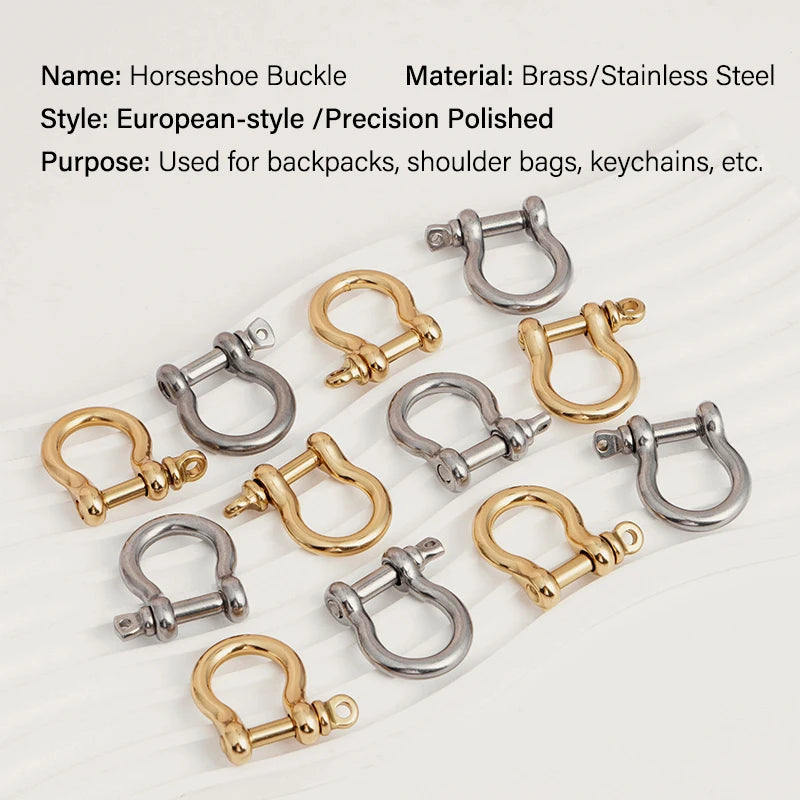 U Shackle D Ring Shackles Horseshoe Buckle 3 Types Ring | WUTA