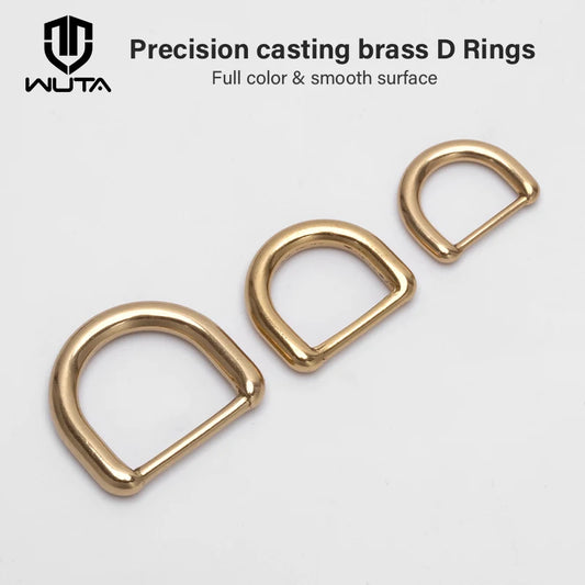 High Quality No Interface Brass D Ring Buckle Dog Collar Ring | WUTA