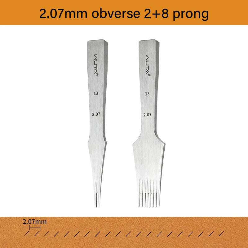 Leather Chisel Punch French Style Pricking Iron Punching Tool 1.92-6.75mm|WUTA