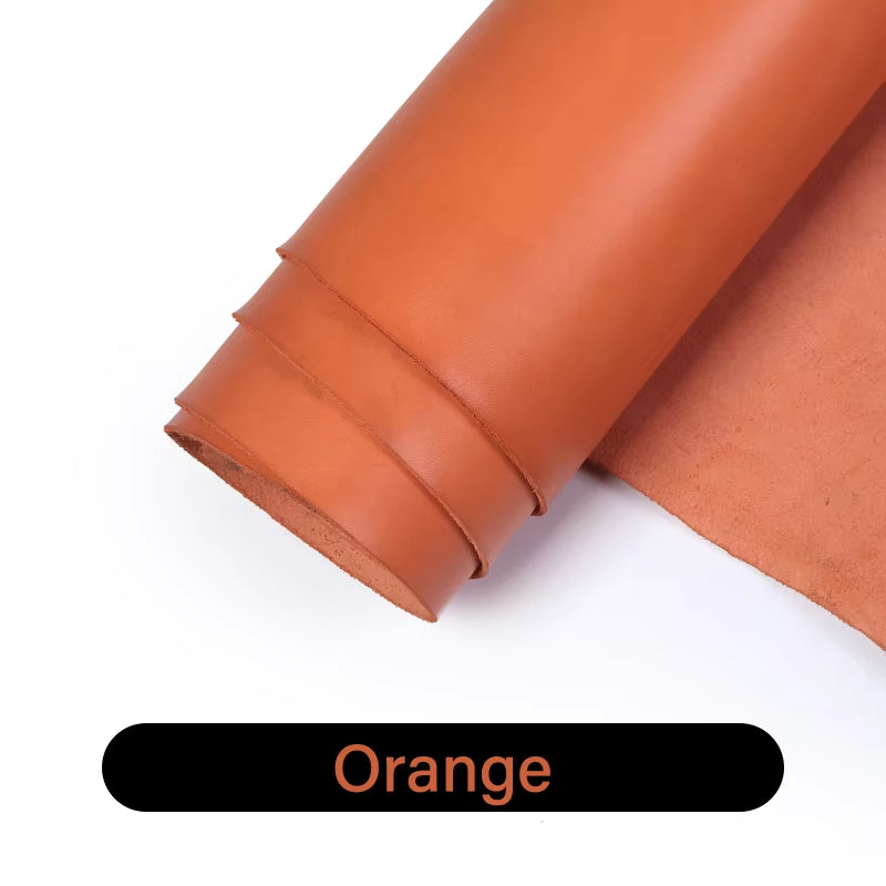 1 Square Feet Irregular Top Quality New Waxed Bull Vegetable Tanned Leather | WUTA