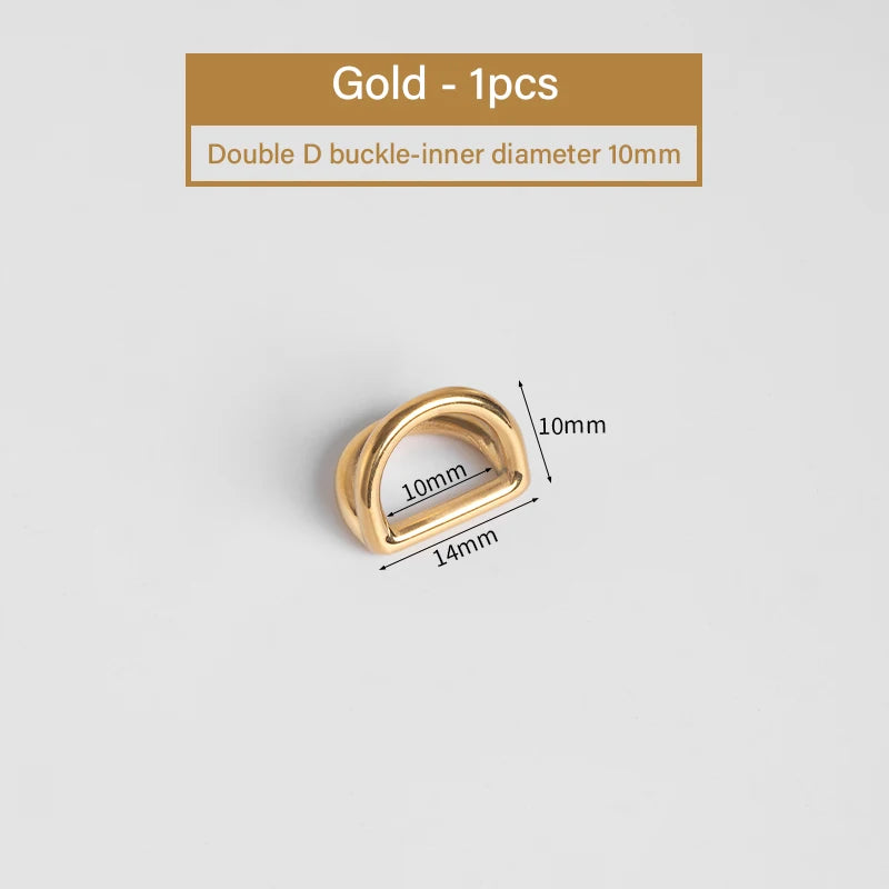 Stainless Steel Double D-Ring Buckle for Handbags|WUTA
