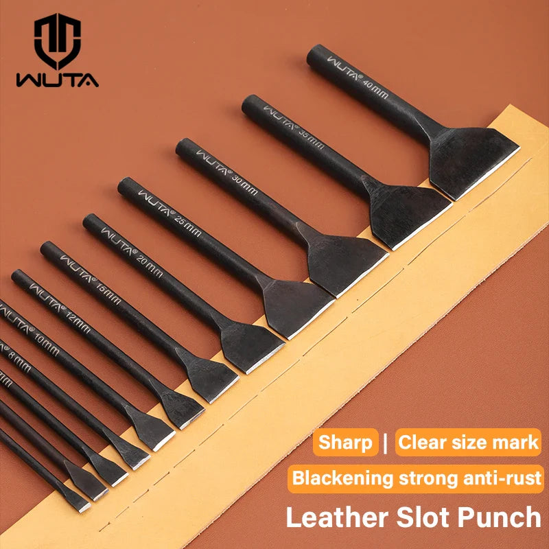 Leather Slotted Punch Tools Sharp Straight Slot Cutter DIY Leather Craft Tools | WUTA
