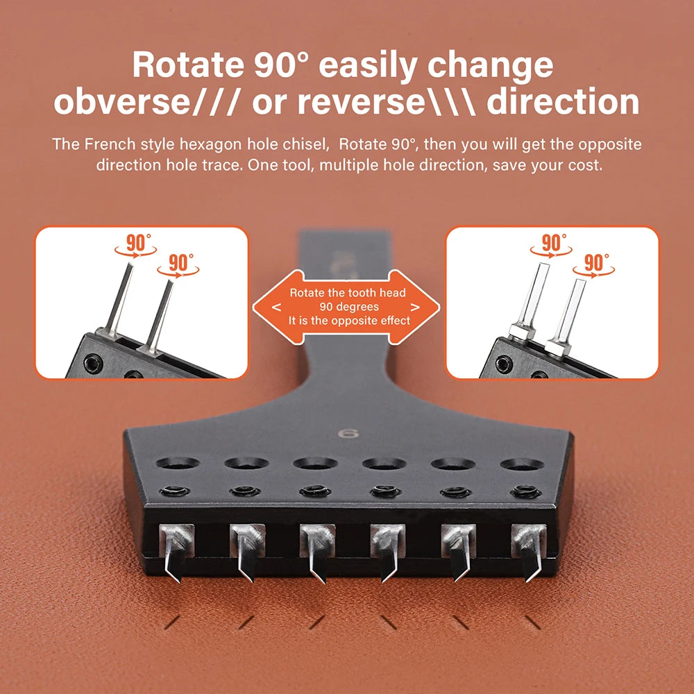 Replaceable Round Hole Head Chisel Diamond Punch Accessories |WUTA