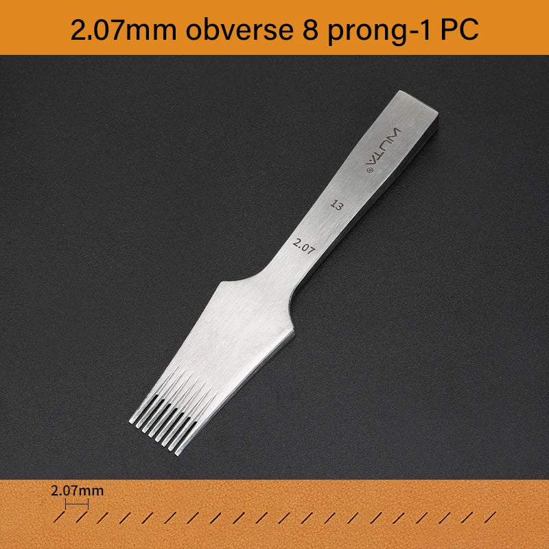 Leather Chisel Punch French Style Pricking Iron Punching Tool 1.92-6.75mm|WUTA