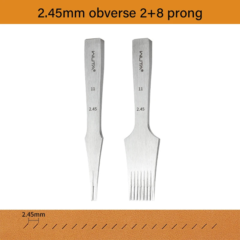 Leather Chisel Punch French Style Pricking Iron Punching Tool 1.92-6.75mm|WUTA