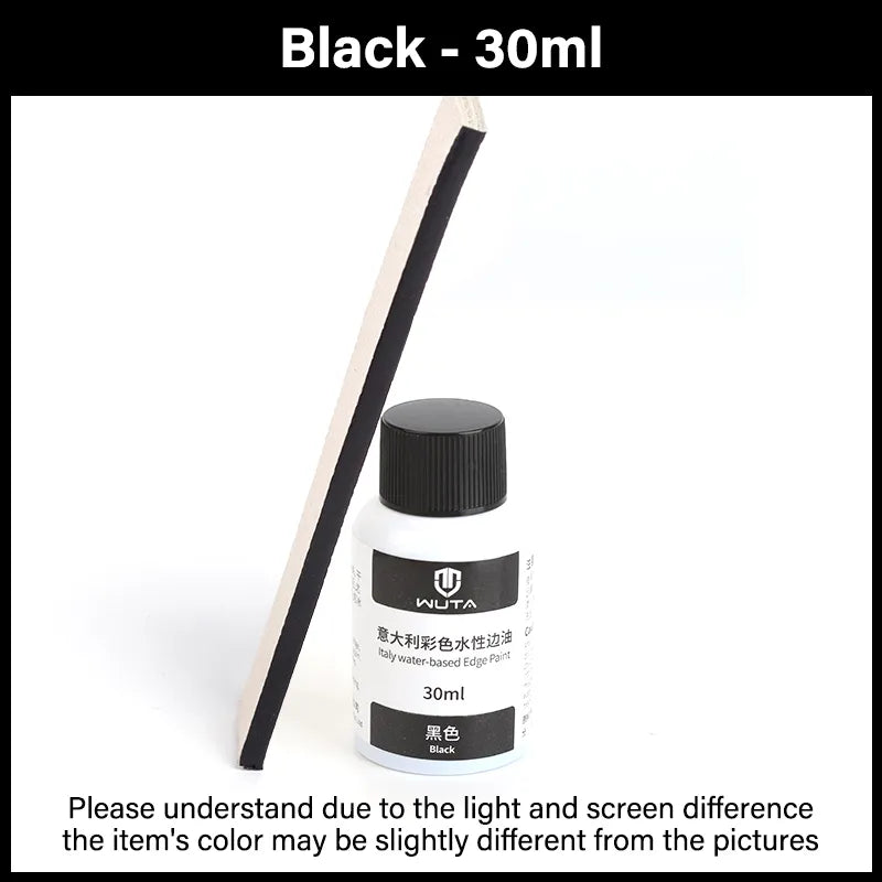 WUTA 30ml Professional Leather Edge Paint Oil Dye Edge Dressing Color Coats Leather Finish Supplies DIY Craft Leather Shoe Edges