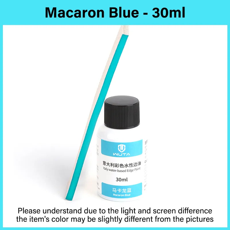 WUTA 30ml Professional Leather Edge Paint Oil Dye Edge Dressing Color Coats Leather Finish Supplies DIY Craft Leather Shoe Edges
