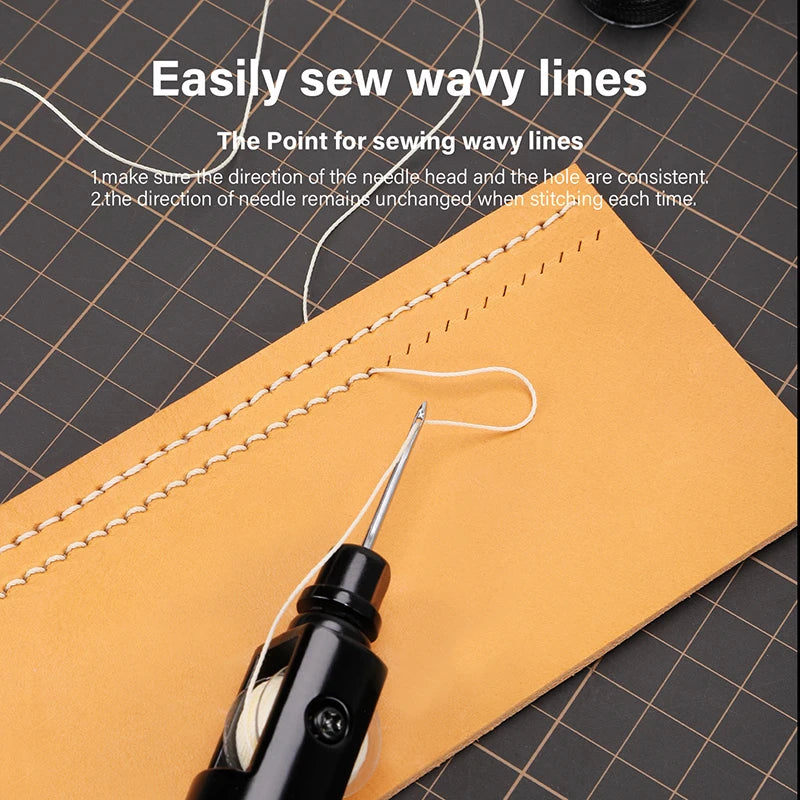 Leather Sewing Awl Kit Leathercraft Stitch Awl Tool Set | WUTA