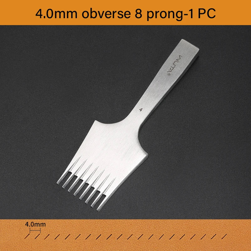 Leather Chisel Punch French Style Pricking Iron Punching Tool 1.92-6.75mm|WUTA
