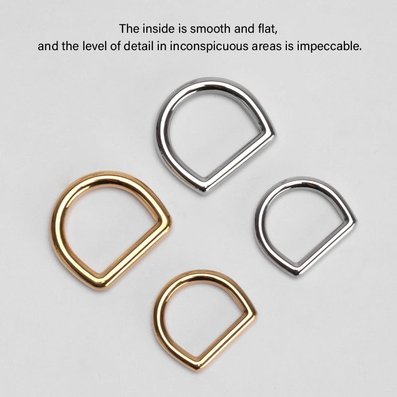 Stainless Steel Double D-Ring Buckle for Handbags|WUTA