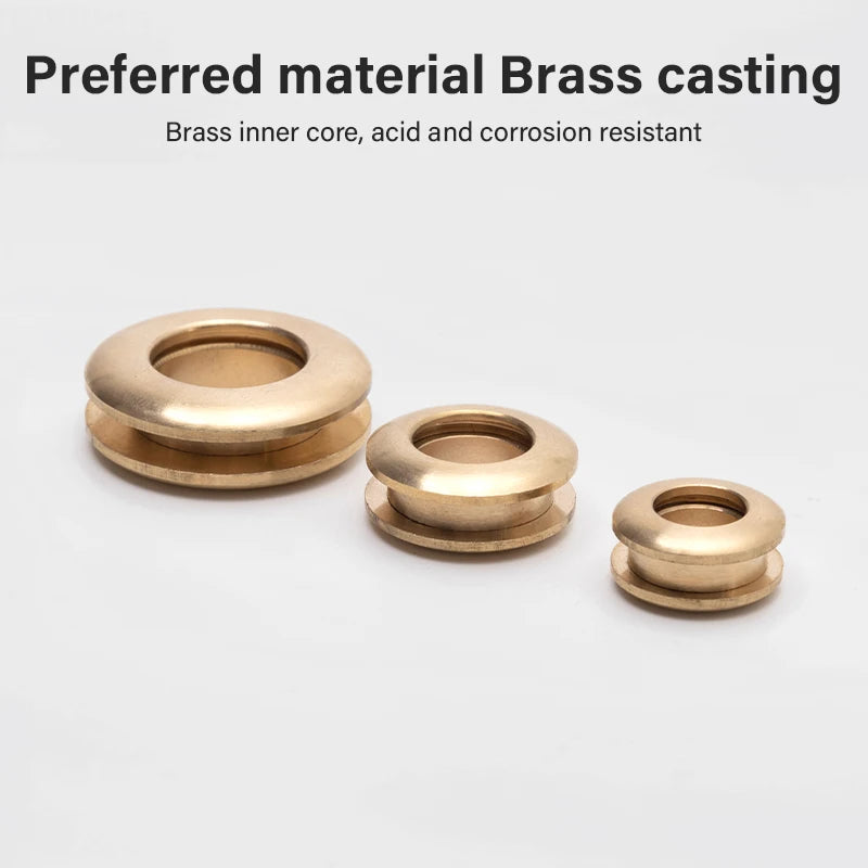 Brass Eyelet With Washer Grommet Ring Air Hole Rivet | WUTA
