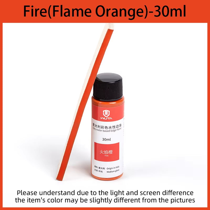 WUTA 30ml Professional Leather Edge Paint Oil Dye Edge Dressing Color Coats Leather Finish Supplies DIY Craft Leather Shoe Edges