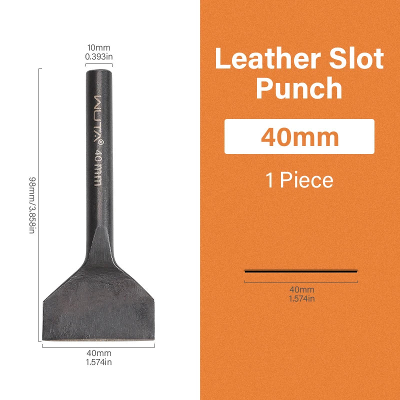 Leather Slotted Punch Tools Sharp Straight Slot Cutter DIY Leather Craft Tools|WUTA