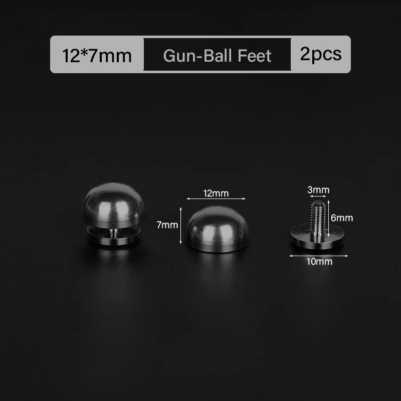 Solid Brass Leather Rivets Spike Studs Handbag Bottom Protecting Feet Nail Bucket Mushroom Screw Back Flat Rivet | WUTA