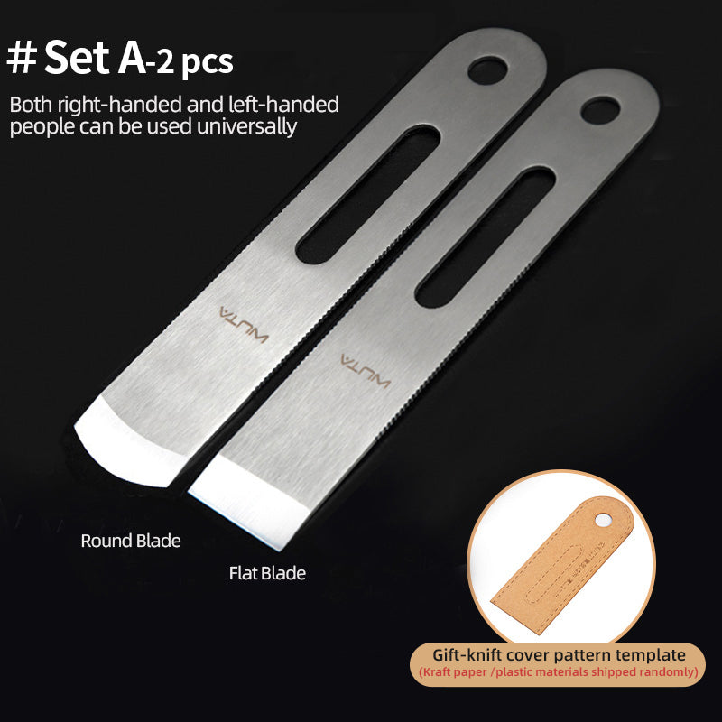 WUTA Leather Thinning Knife Skiving Tools Professional Design DIY Craft Cutting Sharp Leathercraft Cutting