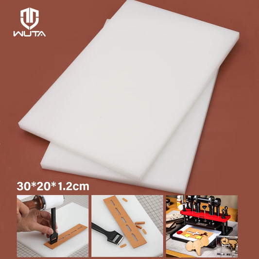 Leather Punching Board PVC White Cutting Mat Leather Craft Tools|WUTA