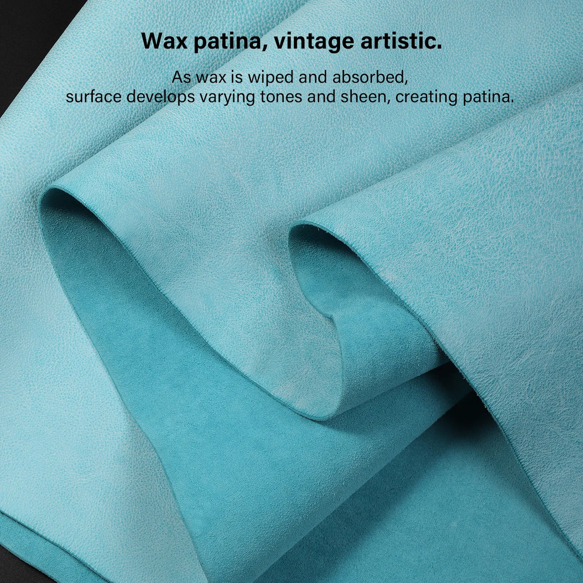 Vintage White Wax MBOX Leather Tumbled Cowhide Veg-Tanned Leather| WUTA