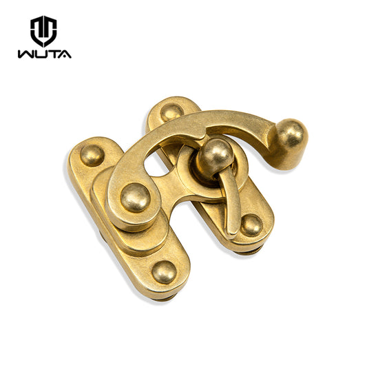 Brass Bag Lock Horn Hook Buckle Case Metal Insert Lock | WUTA
