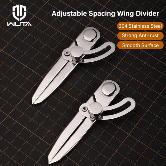 4" Wing Stainless Steel Adjustable Divider Scriber | WUTA