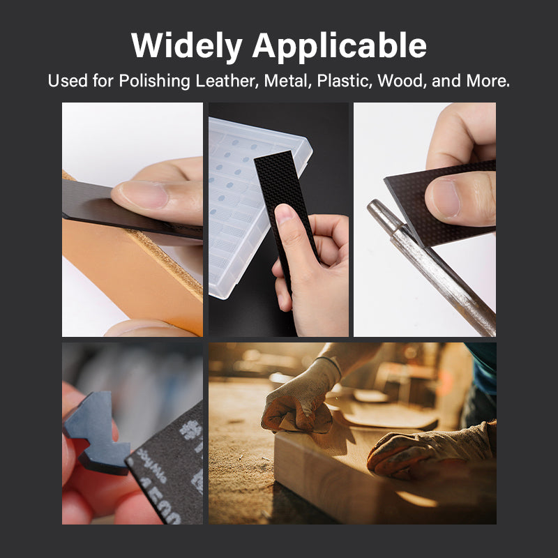 320 600 1000 1500 Grinding Sandpaper Sheets Carbon Fiber Board Set Self Adhesive Sticky Sand Paper | WUTA