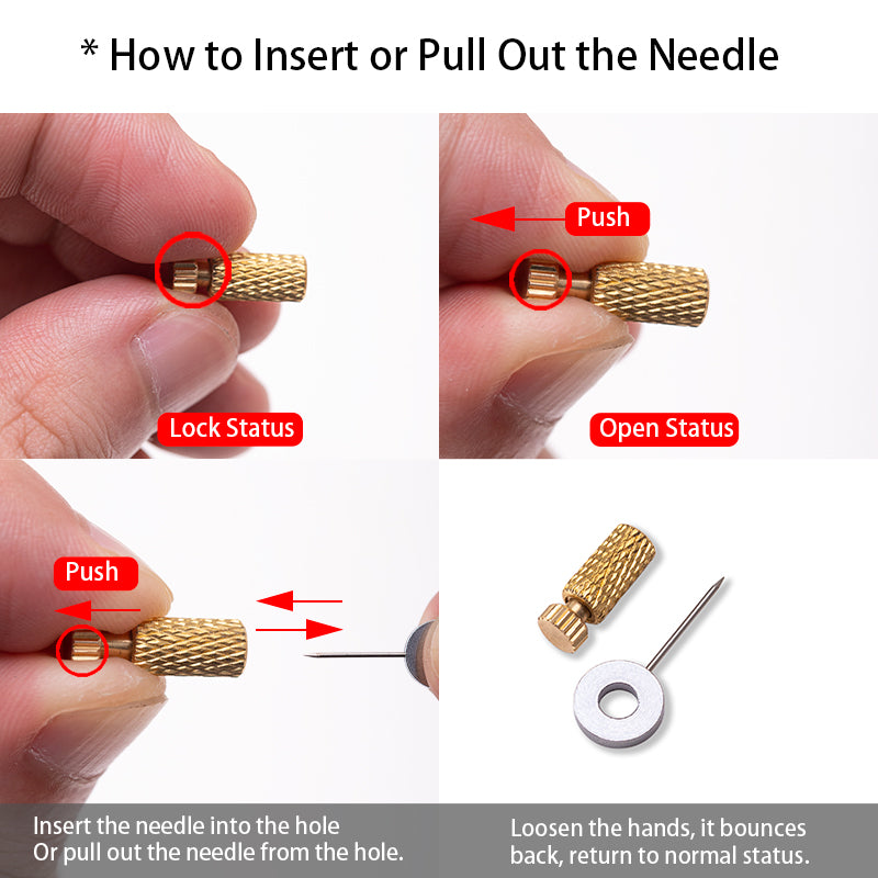 Leather Suture Positioning Needle Hand Sewing Position Located Tools Stitching Fixed Tool | WUTA