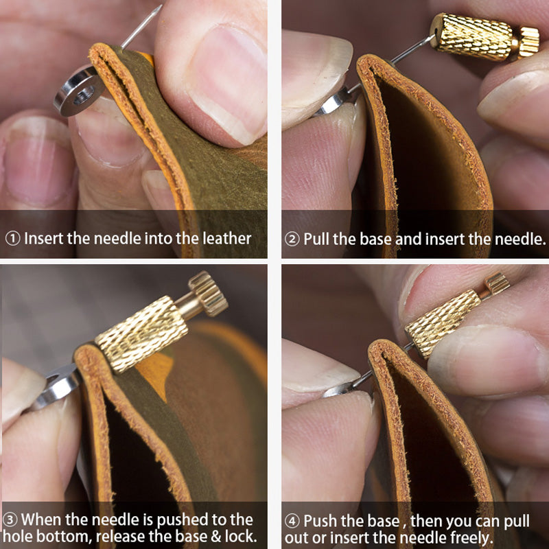 Leather Suture Positioning Needle Hand Sewing Position Located Tools Stitching Fixed Tool | WUTA