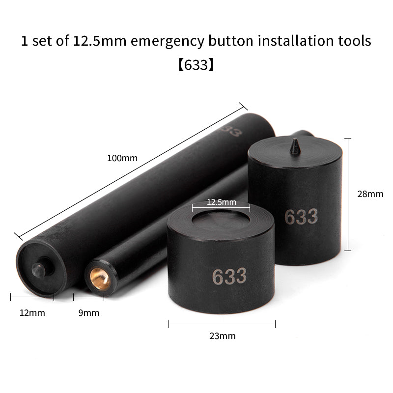Snap Button Setter Installation Mold Die Tools Fastener Fixing Tool Kit 8/10/12.5/15mm Available | WUTA