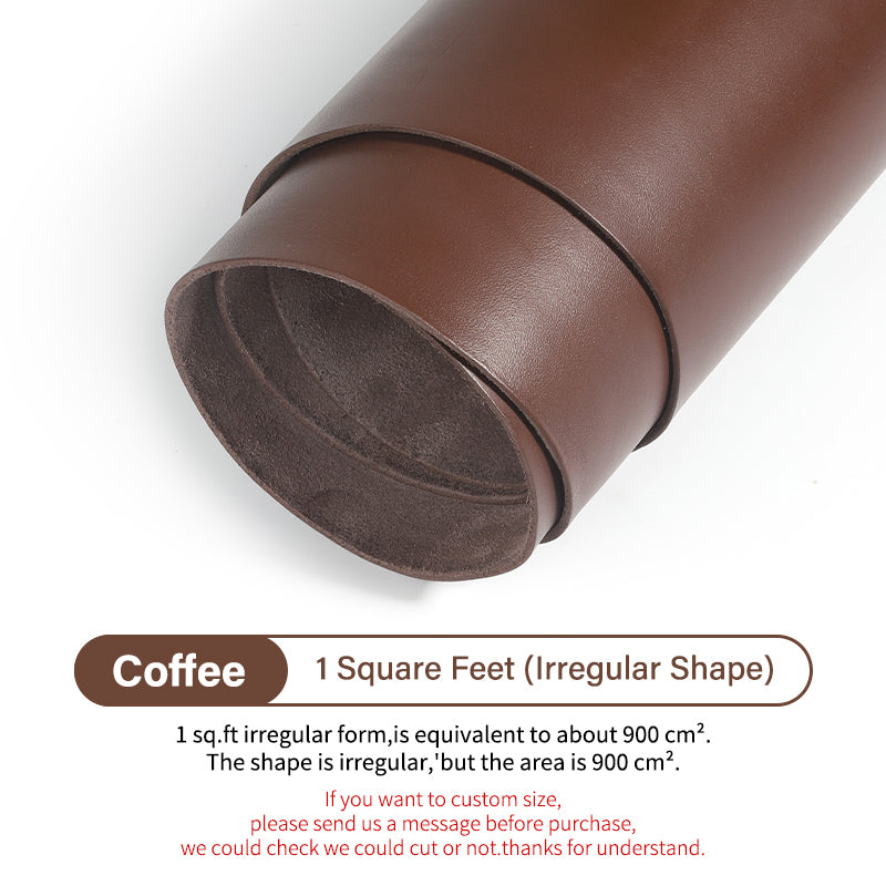 Italian Vachetta Vegetable Tanned Leather Full Grain Cowhide Leather| WUTA