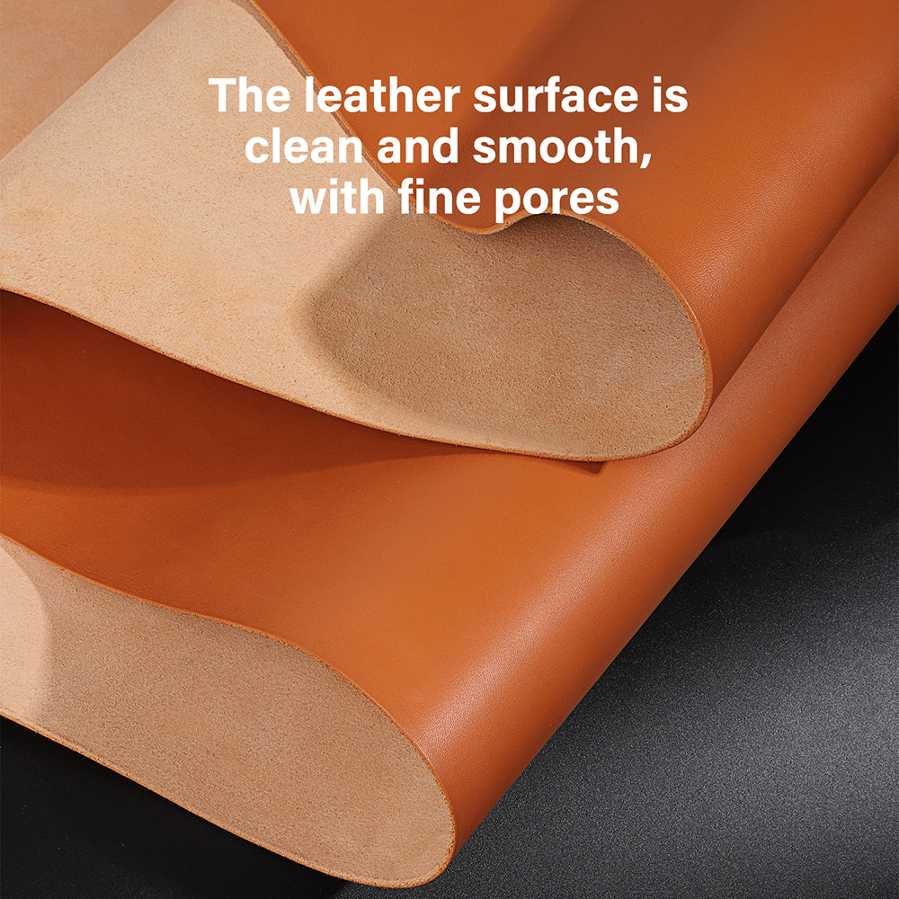 Italian Vachetta Vegetable Tanned Leather Full Grain Cowhide Leather| WUTA