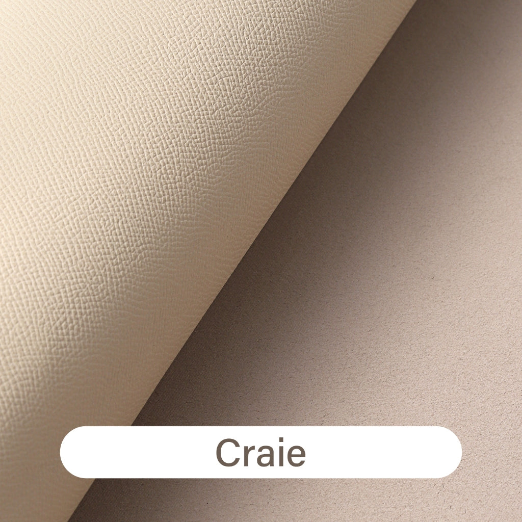 1/3/5 Sq.ft Epsom Calfskin Leather Top Grain Palm Chrome Leather | WUTA