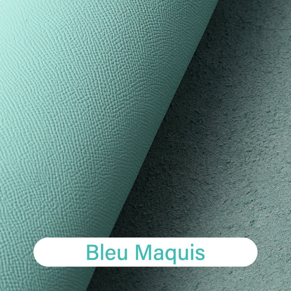 1/3/5 Sq.ft Epsom Calfskin Leather Top Grain Palm Chrome Leather | WUTA