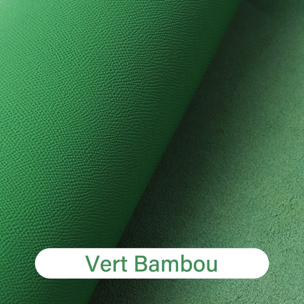 Epsom Calfskin Leather Top Grain Palm Pattern Leather 1/3/5 Sq.ft Irregular | WUTA