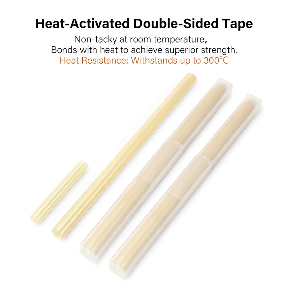 WUTA Resistant High Temperature Double Sided Tape for Hot Foil Stamping Machine Strong Adhesiveness Ultra-thin Transparent Dual-side Tapes