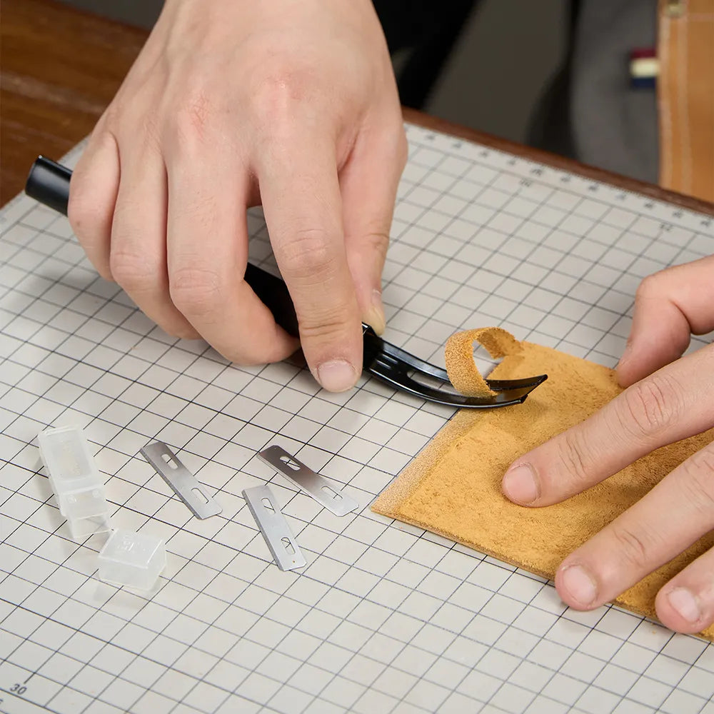 Black Sharp Leather Skiving Knife Tools | WUTA
