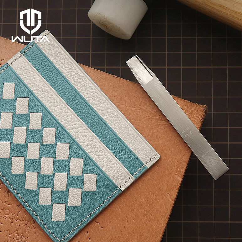 Leather Stamp Tool Set | Brass Rose Flower Design | CNC-Cut For Crisp Imprints On Leather