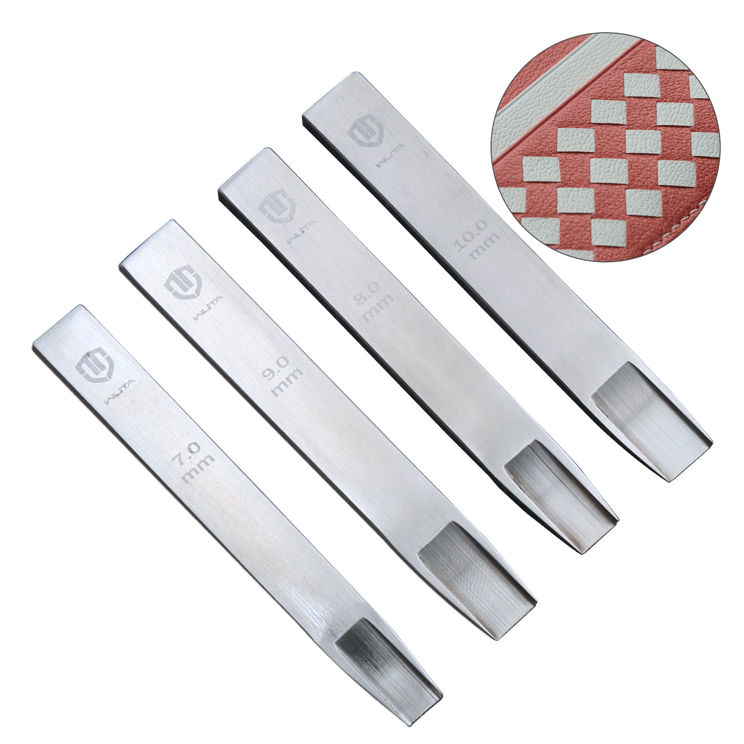 Weaving Hole Punch WUTA Original Woven style Leather Craft Tools & Weaving Slot Punch Tool BV Belt Woven Pattern Tool Leather Cutter For Hand Work