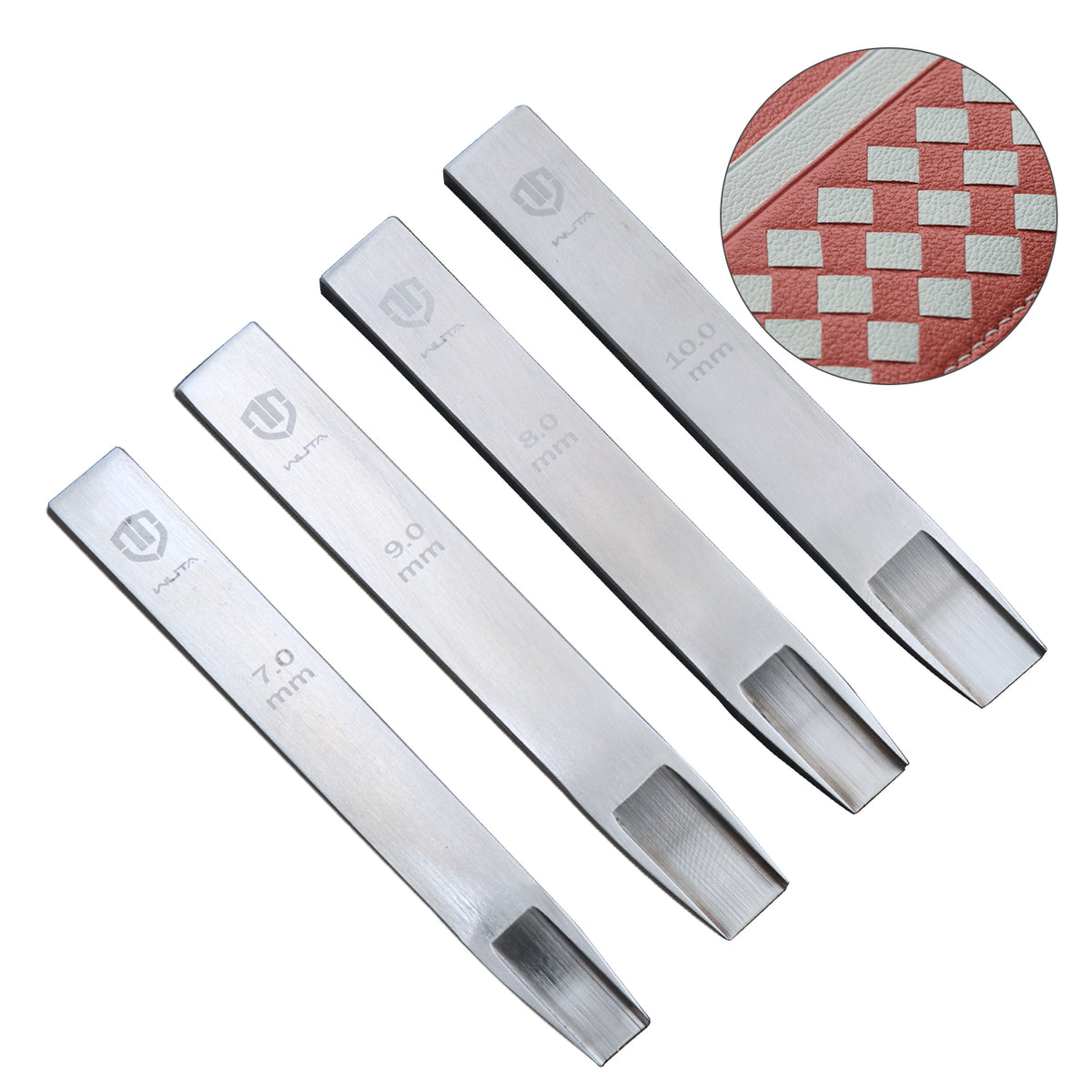 Weaving Hole Punch WUTA Original Woven style Leather Craft Tools & Weaving Slot Punch Tool BV Belt Woven Pattern Tool Leather Cutter For Hand Work