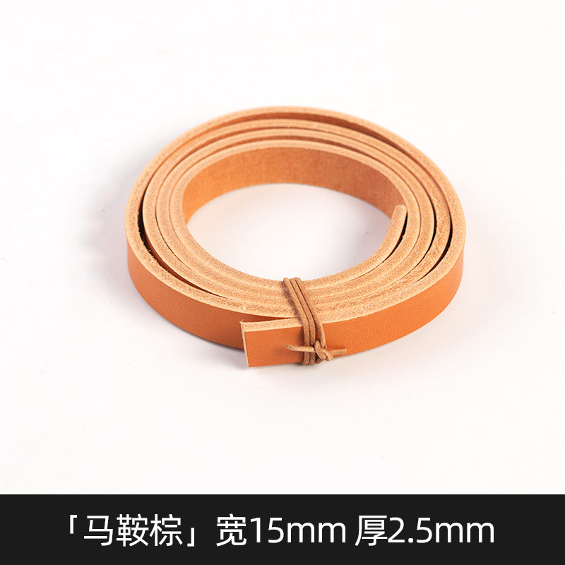 5/20/25/30mm Width Vegetable Tanned Leather Shoulder Strap | WUTA