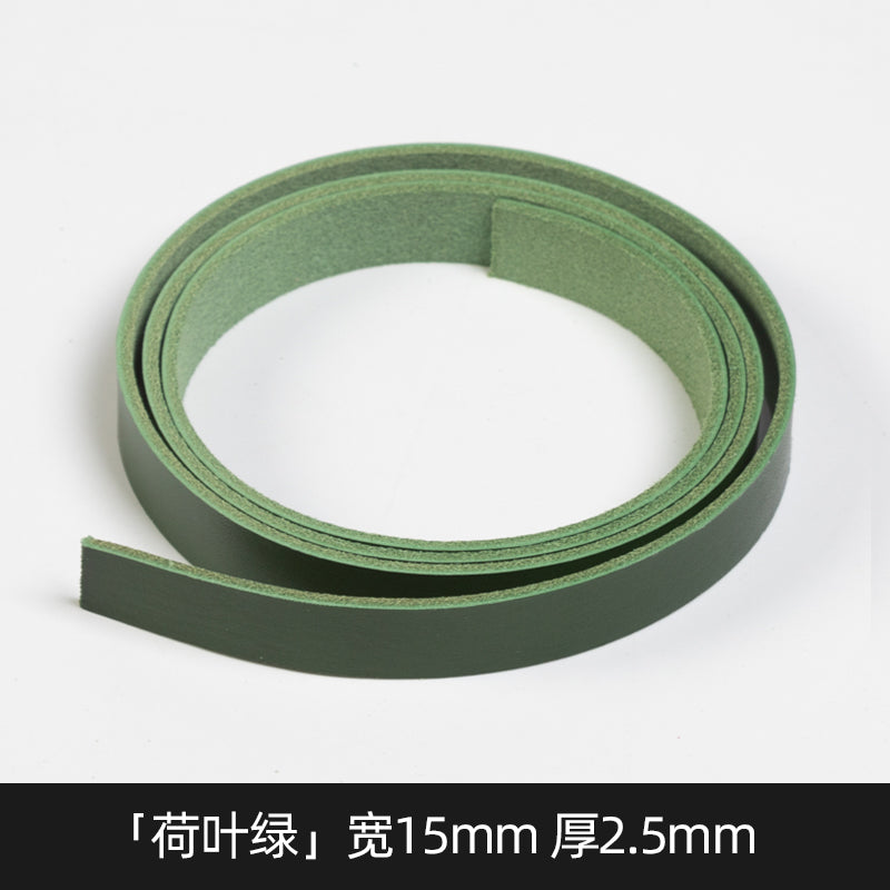 5/20/25/30mm Width Vegetable Tanned Leather Shoulder Strap | WUTA