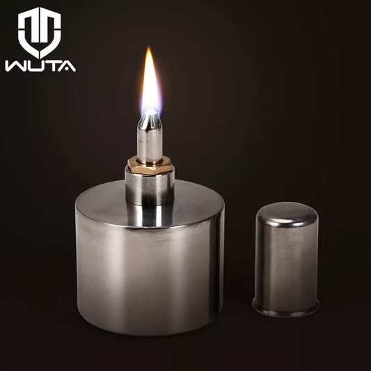 200ml Stainless Steel Brass Alcohol Burner Lamp | WUTA
