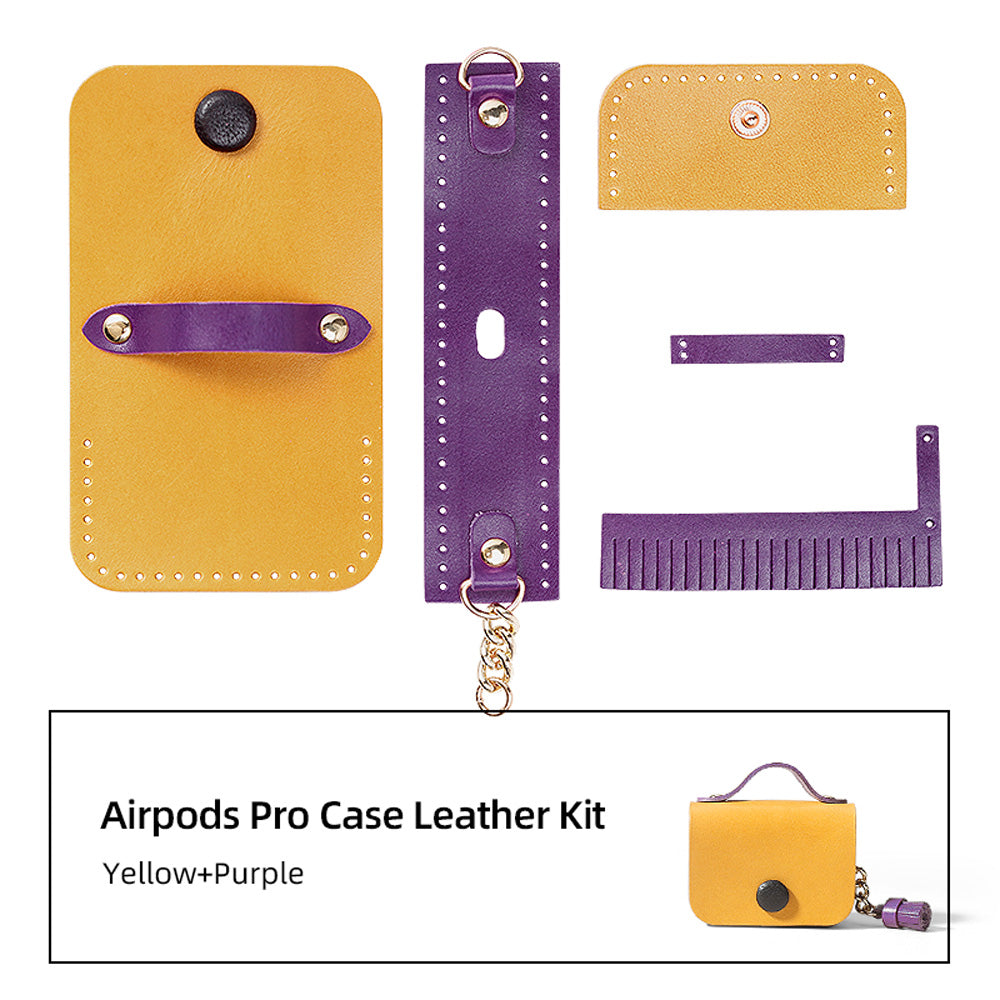 WT824 Airpod Pro Case Leather Pattern| WUTA