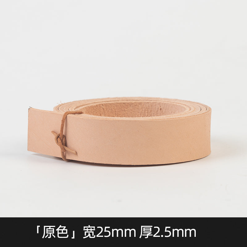 5/20/25/30mm Width Vegetable Tanned Leather Shoulder Strap | WUTA