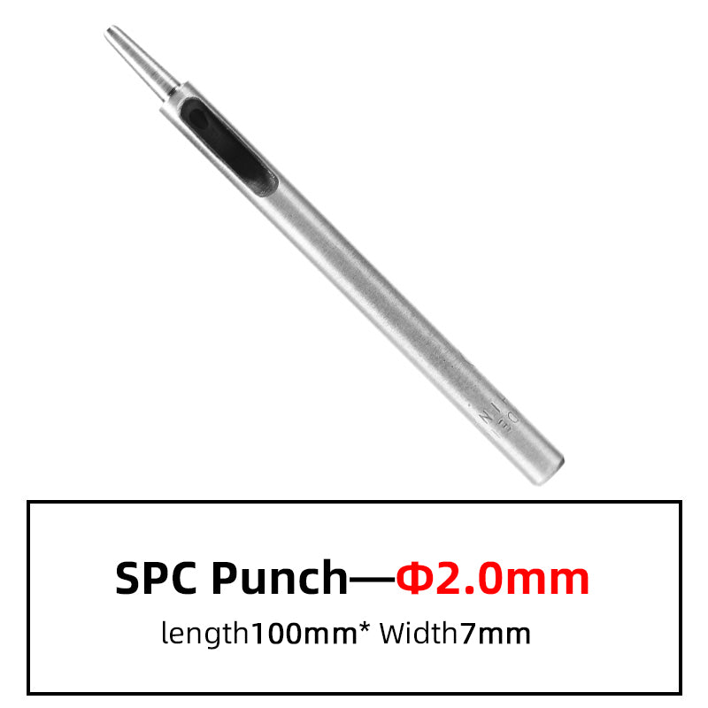 SPC Round Hole Punch Alloy Tool Steel 0.5-30mm | WUTA