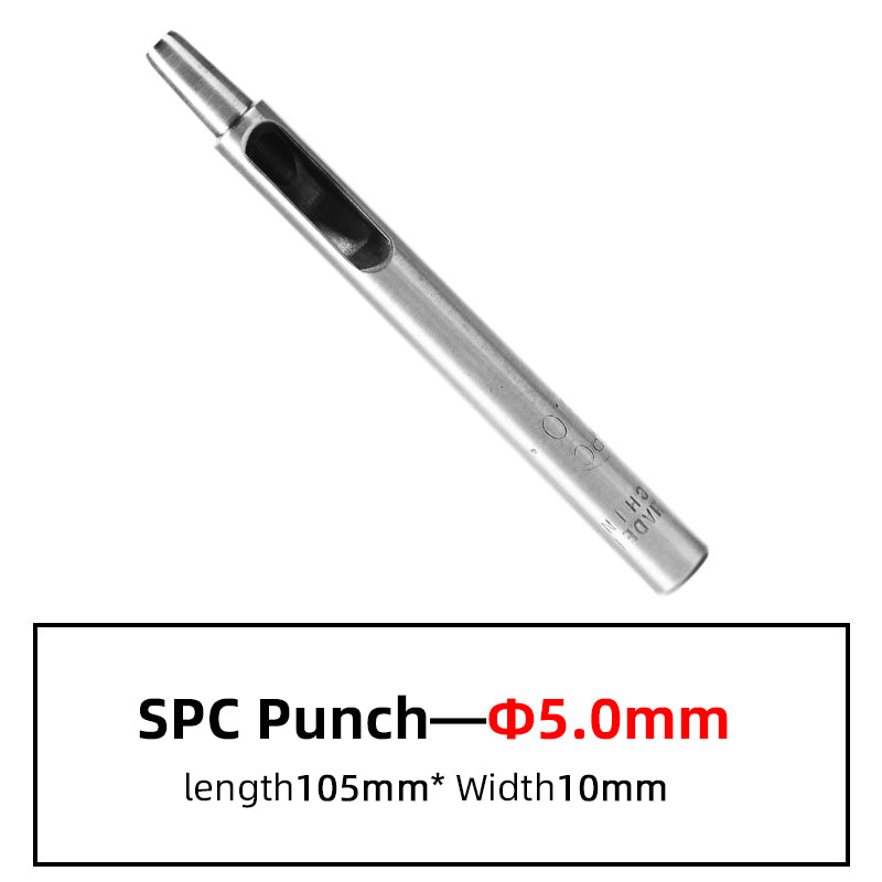 SPC Round Hole Punch Alloy Tool Steel 0.5-30mm | WUTA