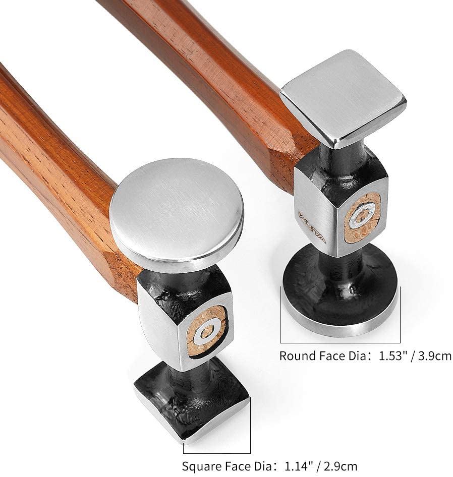 Original Design Double Head Leather Steel Hammer | WUTA