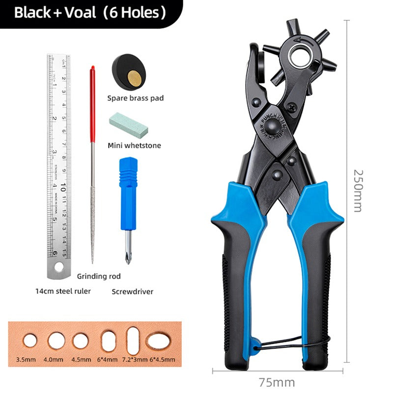 Revolving Leather Punch Plier Punch Hole Tool | WUTA