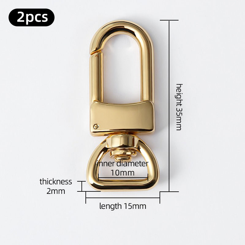 D Tail Hook Buckle and Metal Roller Pin Buckle DIY Accessories for LV Bag | WUTA