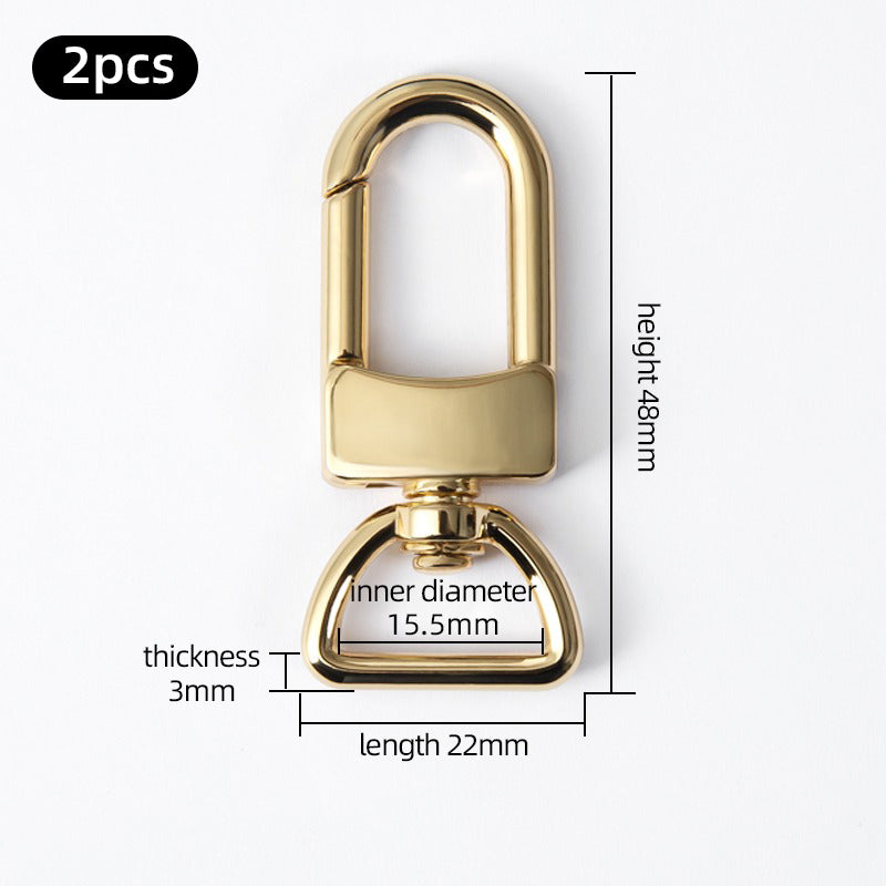 D Tail Hook Buckle and Metal Roller Pin Buckle DIY Accessories for LV Bag | WUTA