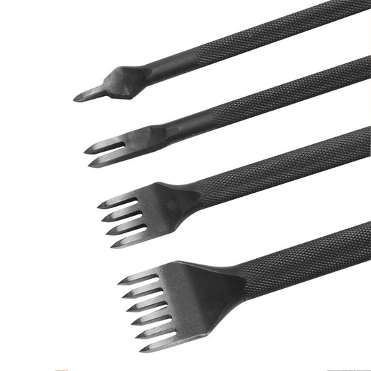 Diamond Black Iron Leather Chisel Leather Craft Hole Punch Tools