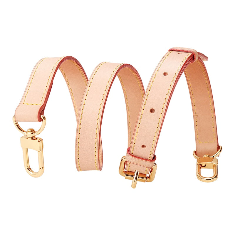 Genuine Leather Bag Strap Brand Luxury Adjustable Shoulder | WUTA